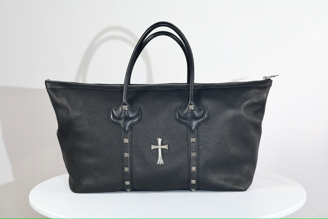 Chrome Hearts Cross Duffle Bag - Cross-shaped Travel Handbag: K047 Chrome Hearts Cross Duffle Bag, leather tote travel bag, 49x33x19cm. A wonderful gift for you or your loved one. We offer consoiled shipping for all goods to our domestic and international custom