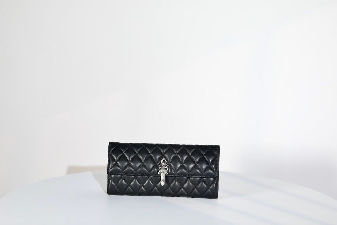 Chrome Hearts Sword Clutch Bag, Evening Bag, Black Lambskin (1 of 7)
