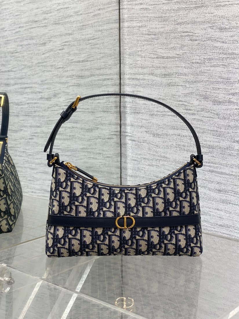 Dior Miss Caro: The Dior Miss Caro is a small and simple bag, featuring classic blue oblique monogram fabric and vintage gold lettering. It's both stylish and sophisticated, very lightweight for personal use, and spa