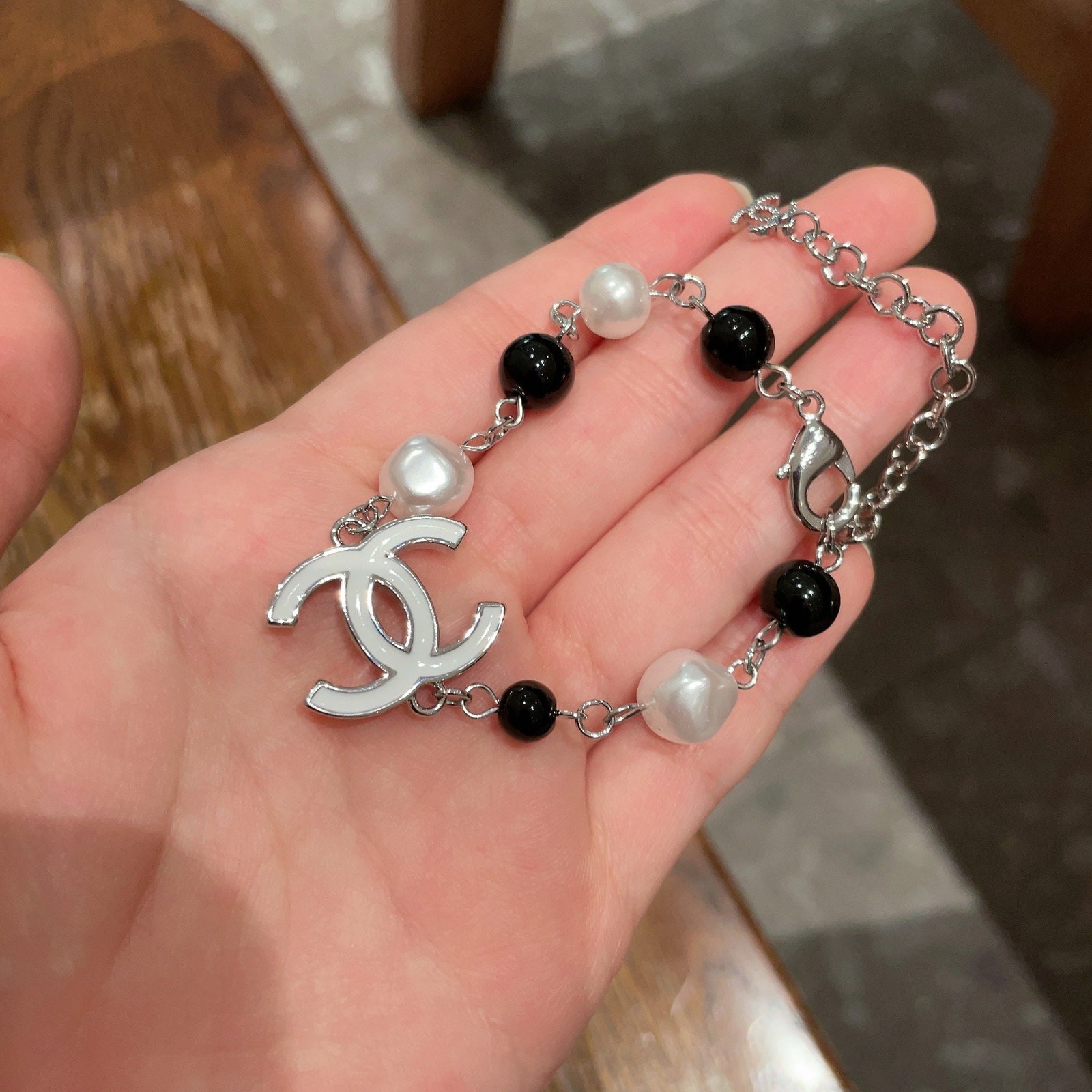 Chanel vintage letter bracelet: This Chanel vintage letter bracelet is exquisite, elegant, and exudes sophistication. A wonderful gift for you or your loved one. We offer consoiled shipping for all goods to our domestic and internat