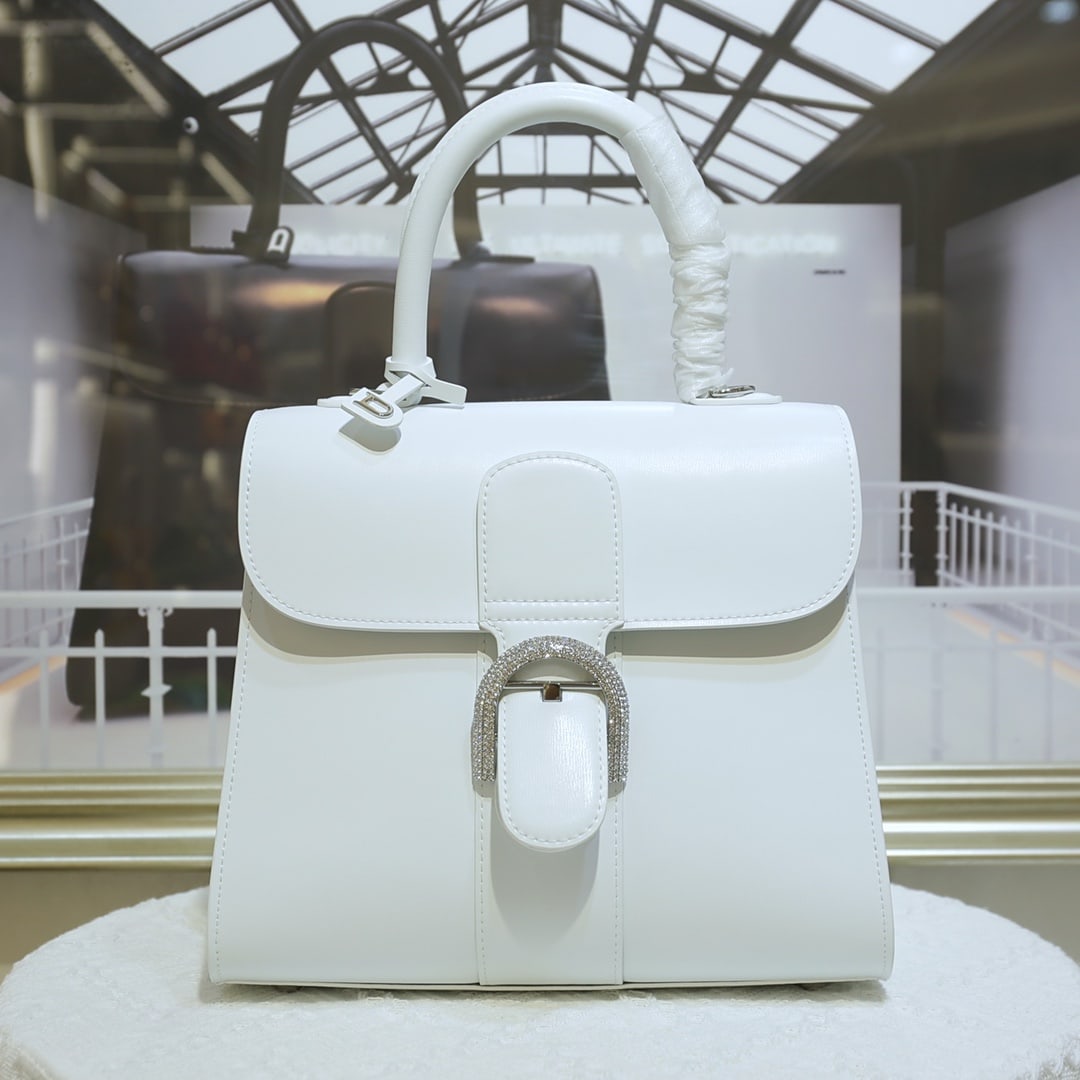 Delvaux Full Strass: 22 Limited Edition Full Strass Belgian Delvaux Brillant Bag with Diamond Buckle! Featuring hand-set hardware, this sparkling and captivating bag is a glamorous and elegant creation crafted from Box Ca