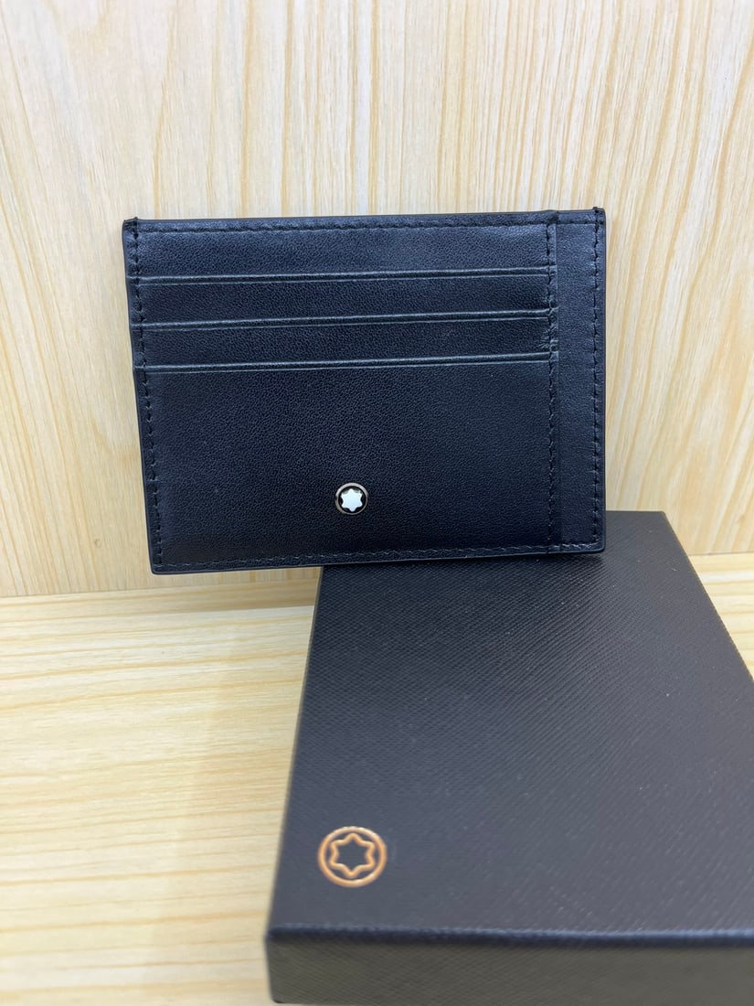 MONTBLANC Soft Leather Card Holder: Brand: MONTBLANC Soft Leather Card Holder; Material: Imported Top-Grain Cowhide; Wonderful gift for you or your loved one. We offer consoiled shipment for all goods to our domestic and international c