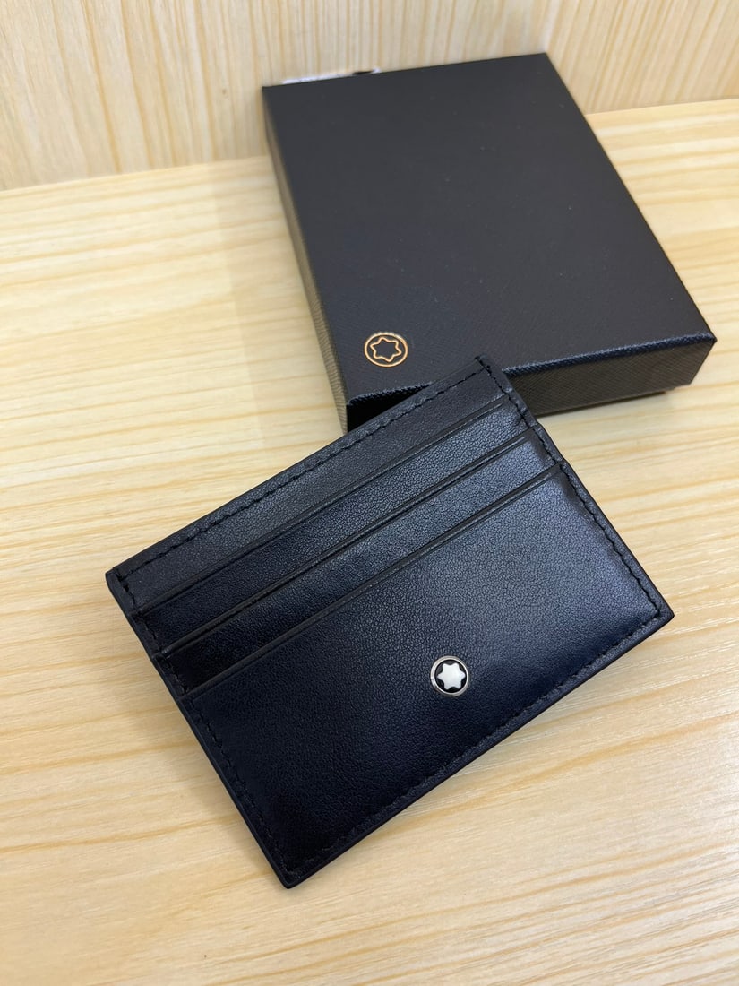 MONTBLANC Soft Leather Card Holder: Brand: MONTBLANC Soft Leather Card Holder; Material: Imported Top-Grain Cowhide; Wonderful gift for you or your loved one. We offer consoiled shipment for all goods to our domestic and international c