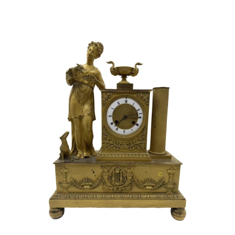 Clock: H 43cm W 35cm