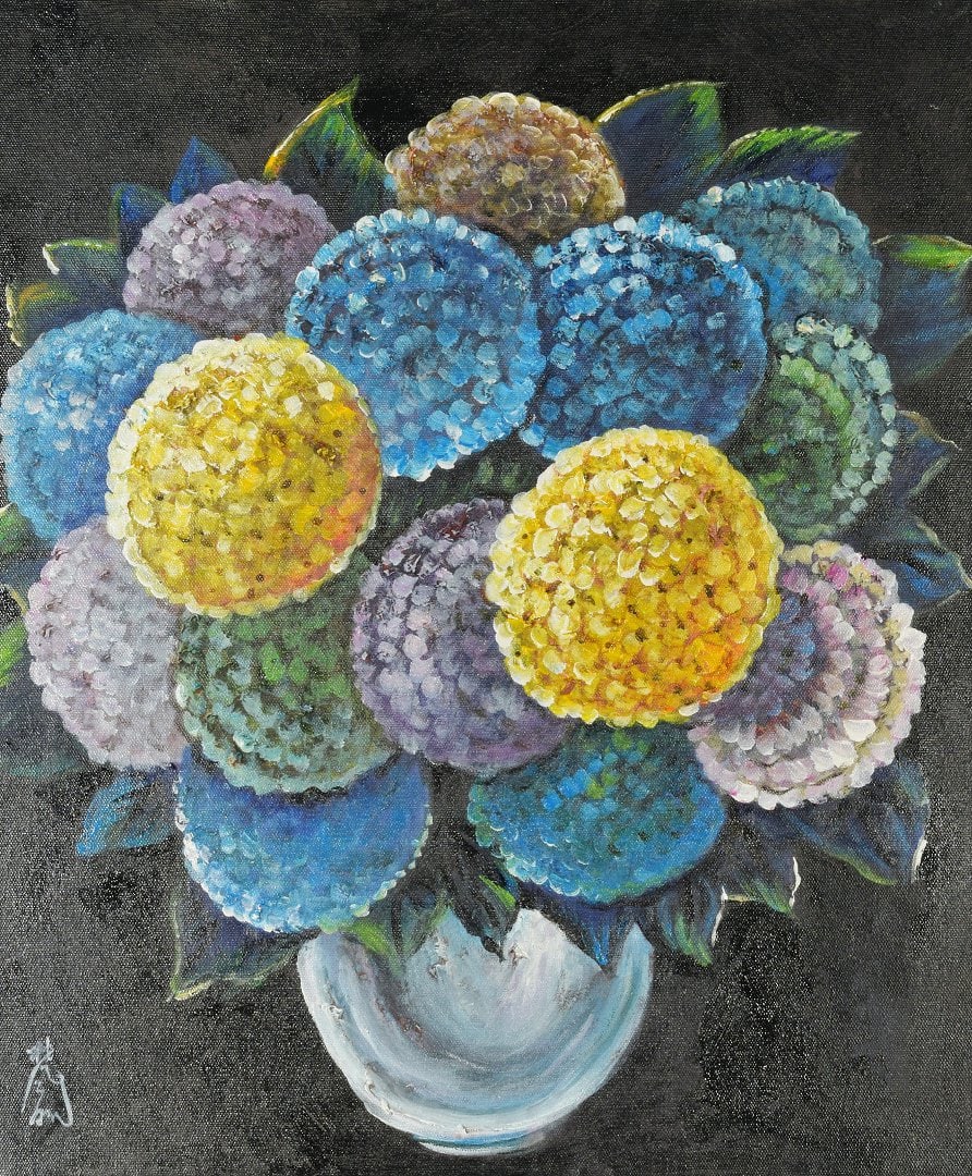 Lin Fengmian ?C Flowers: L 60cm W 50cm