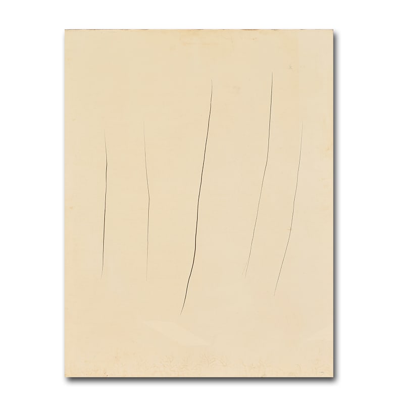 Lucio Fontana: L 90cm W 70cm
