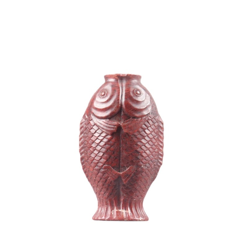 Snuff Bottle: H 5.5cm W 3.5cm