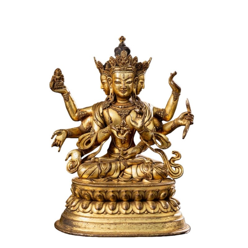 Gilt Bronze Ushnishavijaya (1 of 7)