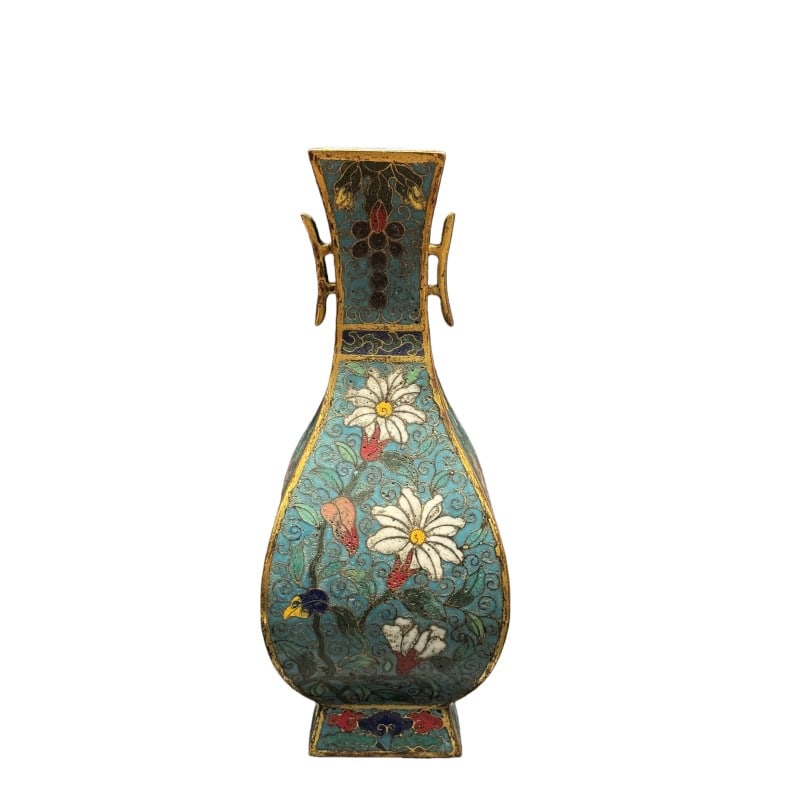 Ming Jingtai Cloisonn?? Ruyi-handle Vase (1 of 6)