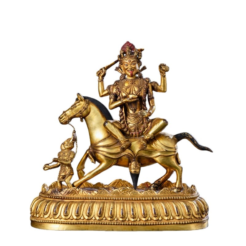 Gilt Bronze Palden Lhamo (1 of 7)