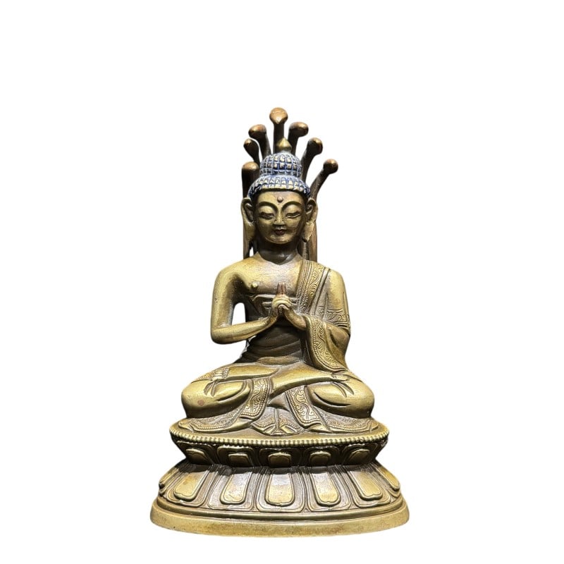 Gilt Bronze Buddha Statue (1 of 5)