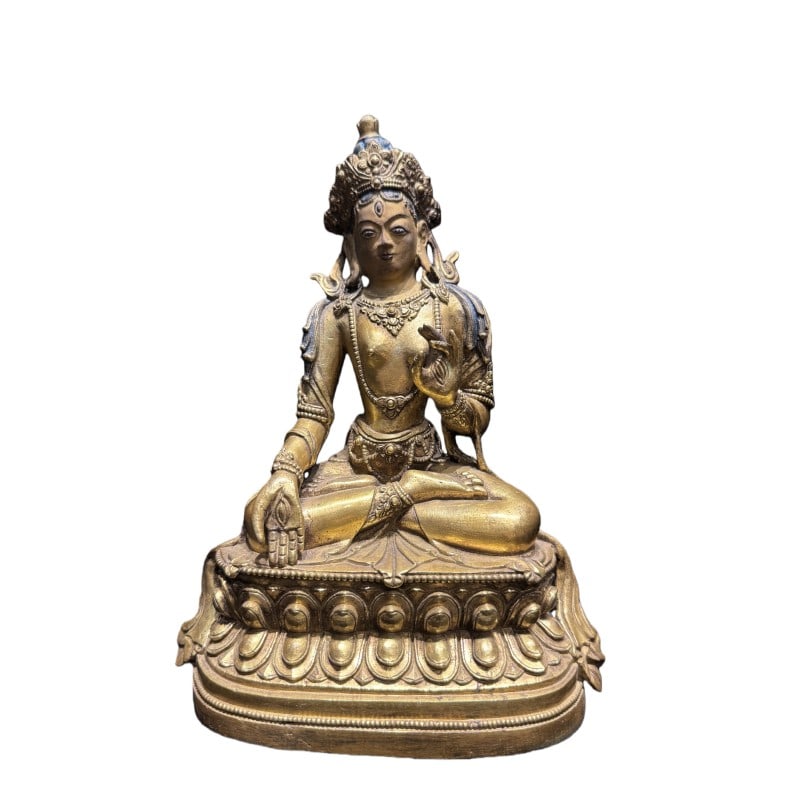 Gilt Bronze White Tara (1 of 6)