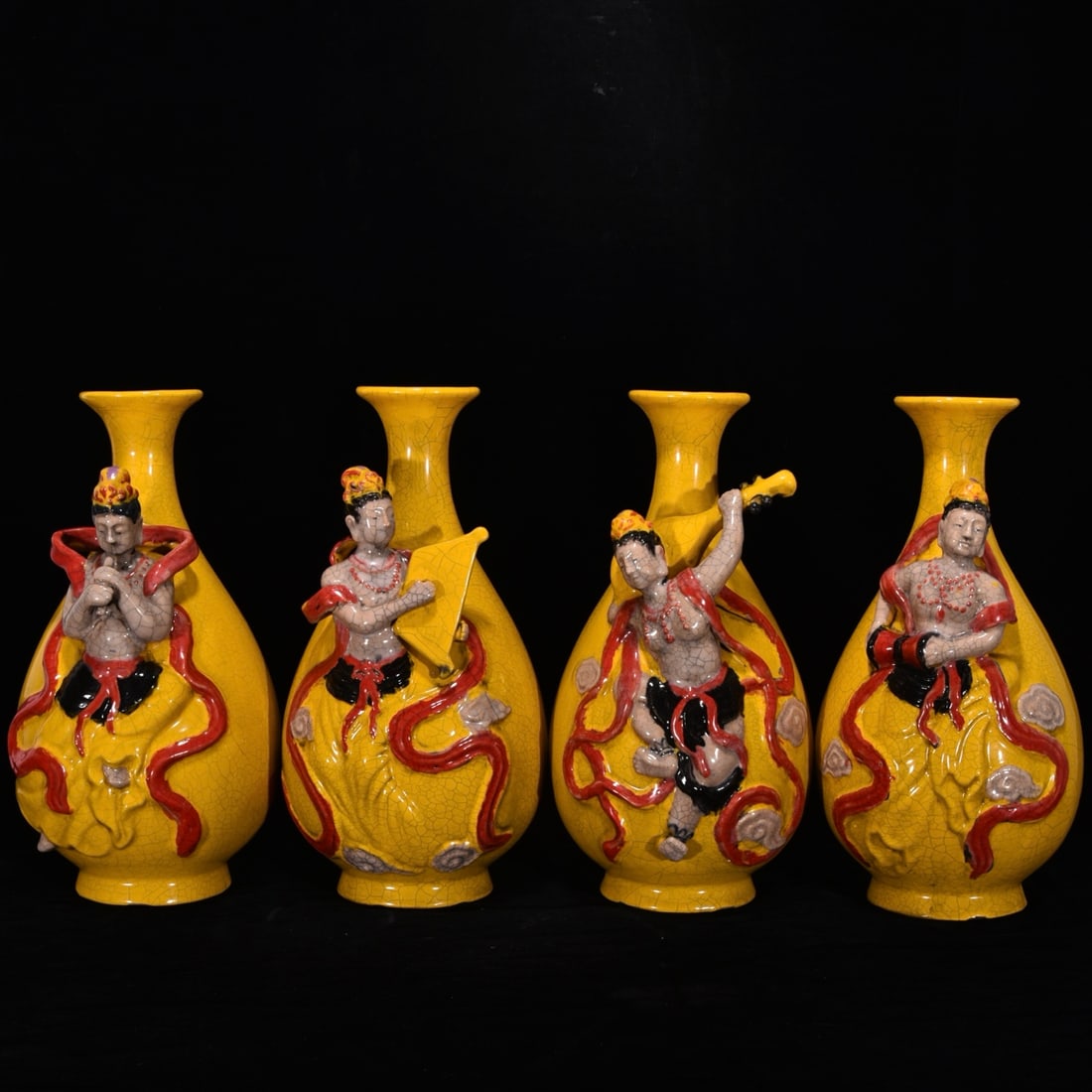 Da Zhou Chai Kiln Painted and Decorated Yuhuchun Vase (1 of 16)