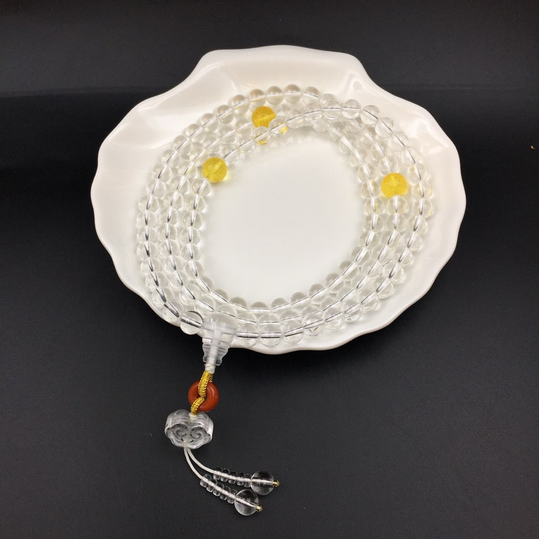 Crystal Buddhist beads (1 of 6)