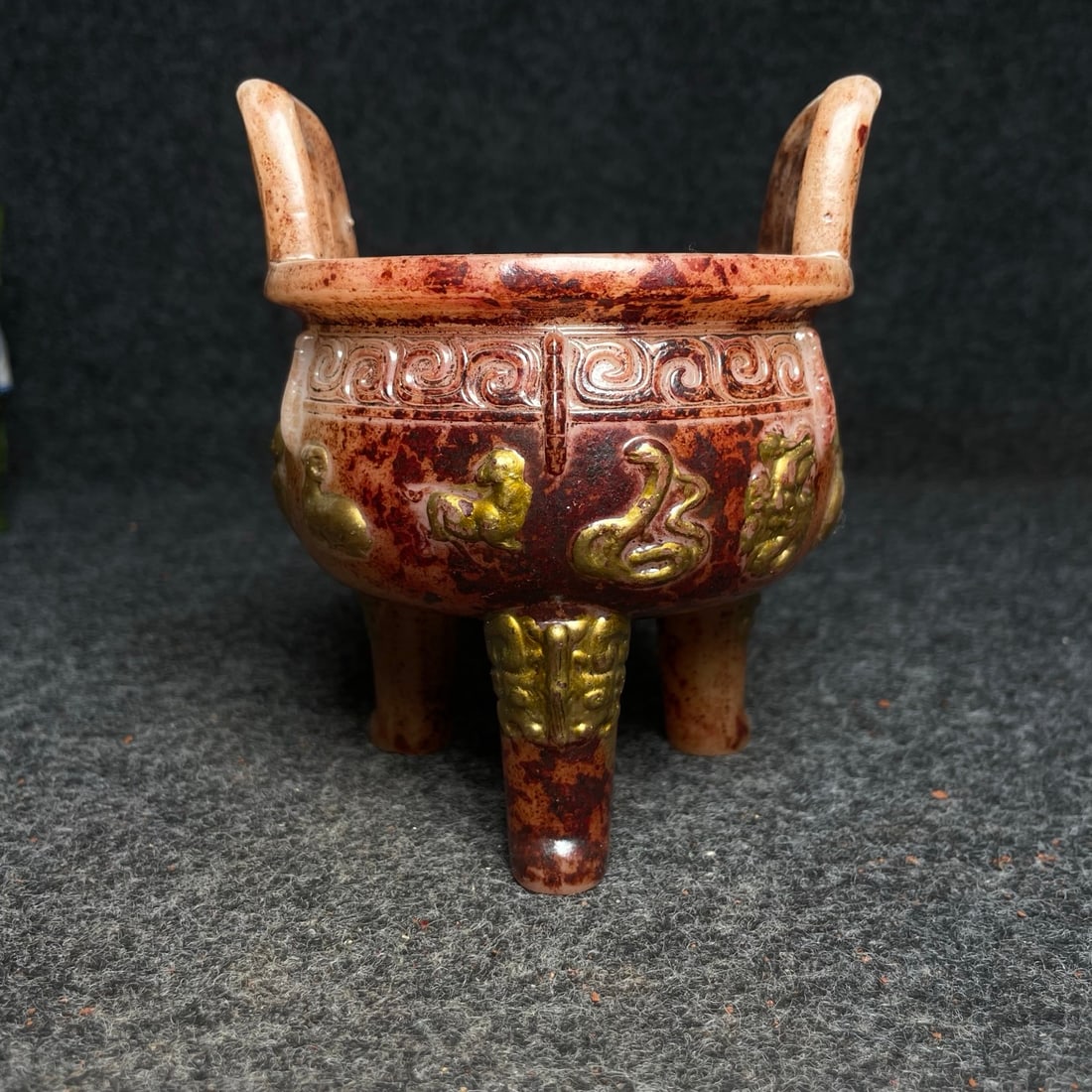 Ancient Jade Incense Burner: Ancient jade incense burner dimensions: 11 x 10 x 12.8 cm (length x width x height). Provenance:Private collection from a professor in University of Glasgow. We warmly invite collectors, colleagues, a
