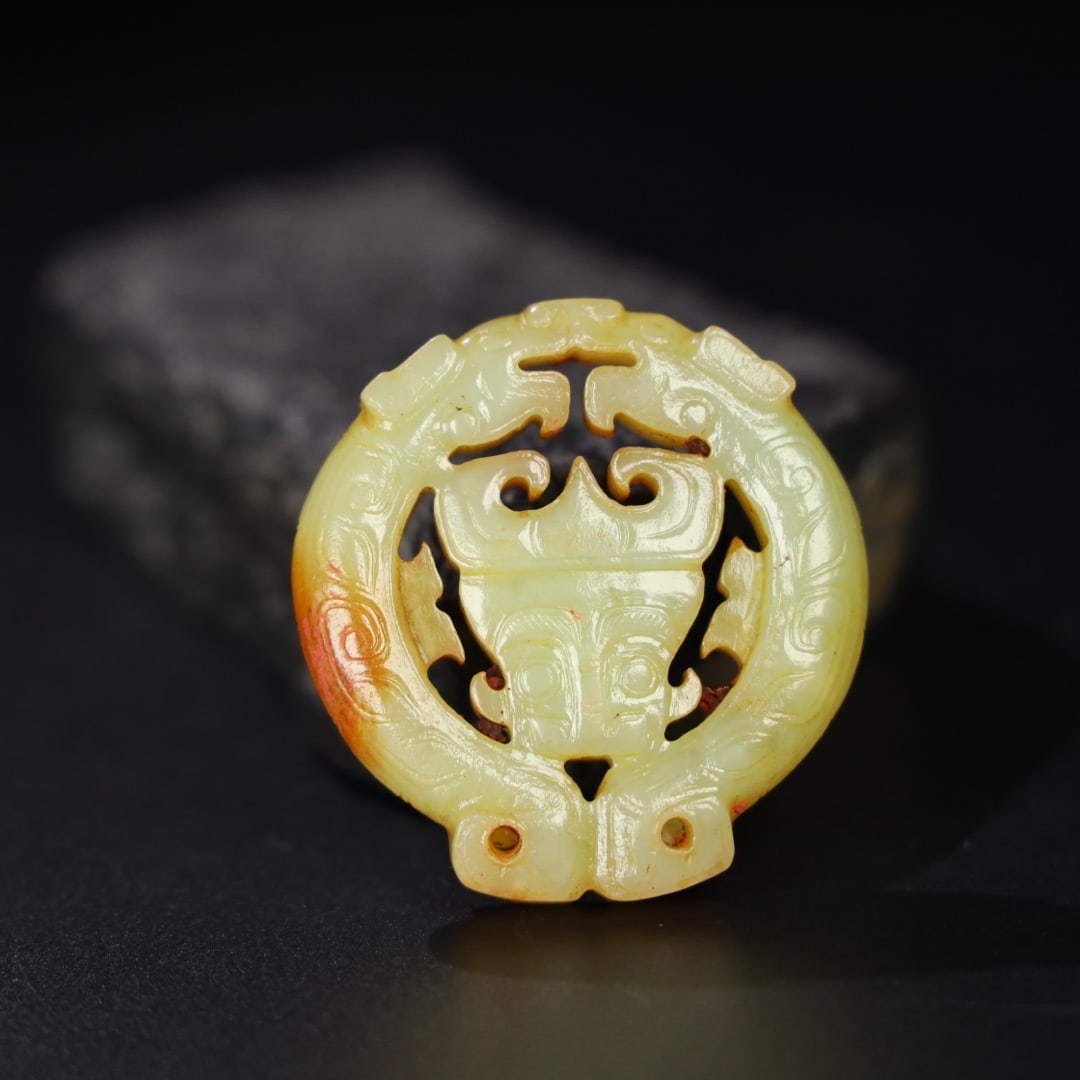 Old Collection of Hetian Jade Pendant (1 of 9)