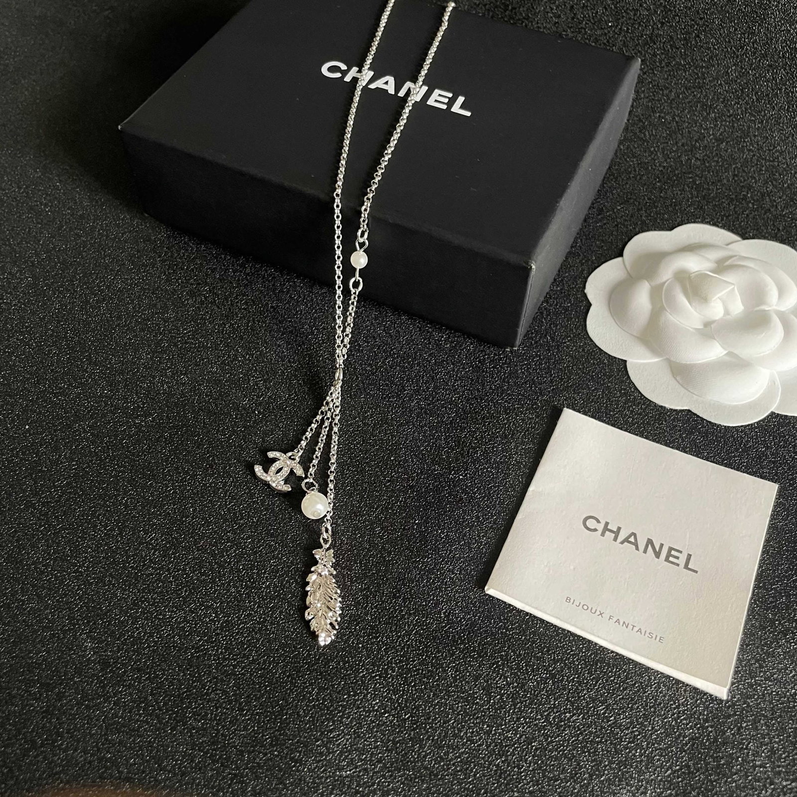 Chanel necklace: We offer FREE SHIPPING for both domestic and international clients who bid over $500. Chanel's medieval lettering necklace A wonderful gift for you or your loved one. Currencies including USD, CAD, GB