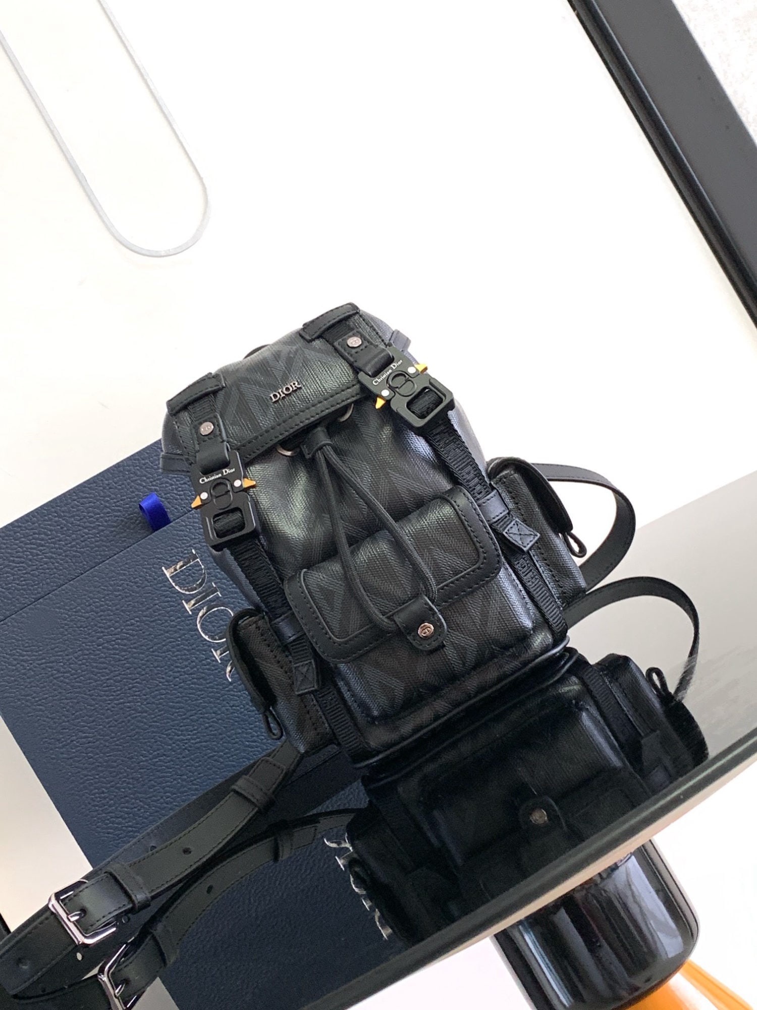 Christian Dior Hit the Road: We offer FREE SHIPPING for both domestic and international clients who bid over $500. The Dior Hit the Road Mini Backpack, from the Spring 2024 Men's Collection, blends modern style with Dior's haute 
