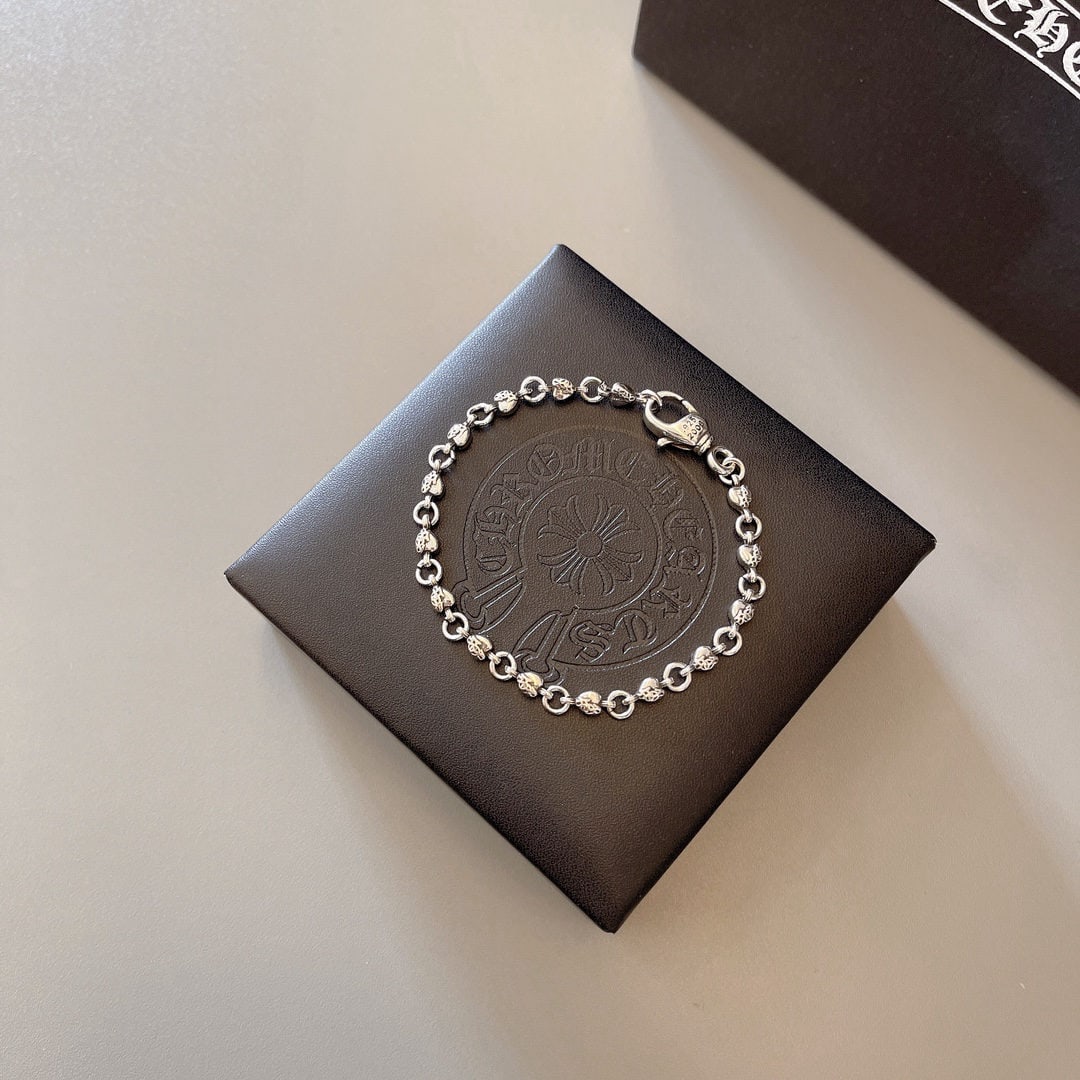 Chrome Hearts Bracelet: We offer FREE SHIPPING for both domestic and international clients who bid over $500. Chrome Hearts Bracelet A wonderful gift for you or your loved one. Currencies including USD, CAD, GBP, EUR, AUD, e