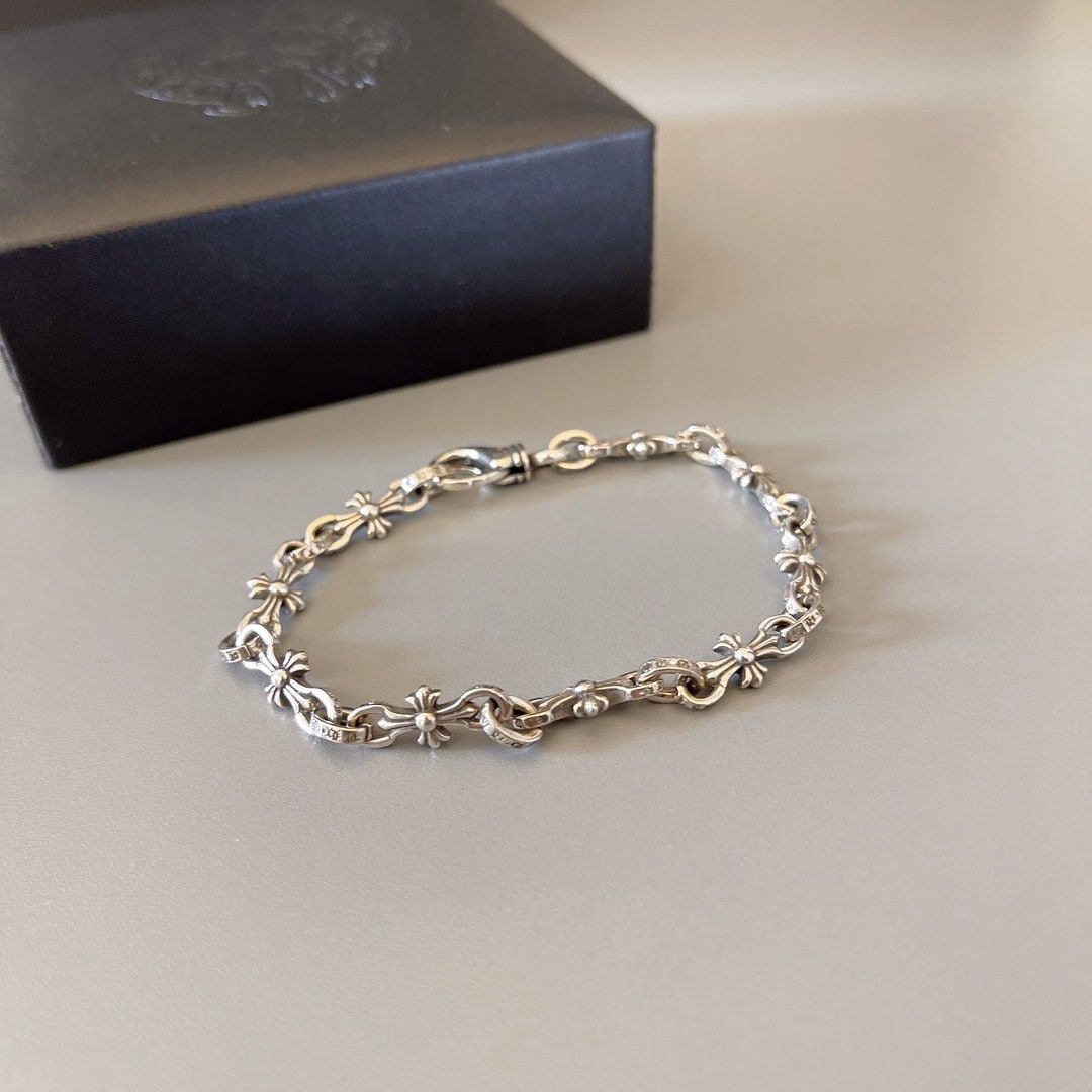 Chrome Hearts Bracelet: We offer FREE SHIPPING for both domestic and international clients who bid over $500. Chrome Hearts Bracelet A wonderful gift for you or your loved one. Currencies including USD, CAD, GBP, EUR, AUD, e