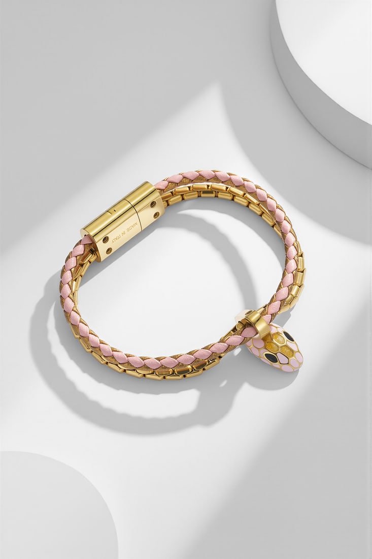Bv snakehead double-layer bracelet: We offer FREE SHIPPING for both domestic and international clients who bid over $500. Bv snake head double-layer bracelet, the snake symbolizes wealth and good fortune, the double-layer design is clev