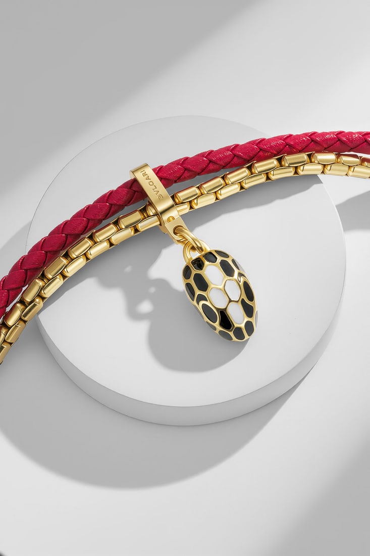 Bv snakehead double-layer bracelet: We offer FREE SHIPPING for both domestic and international clients who bid over $500. Bv snake head double-layer bracelet, the snake symbolizes wealth and good fortune, the double-layer design is clev