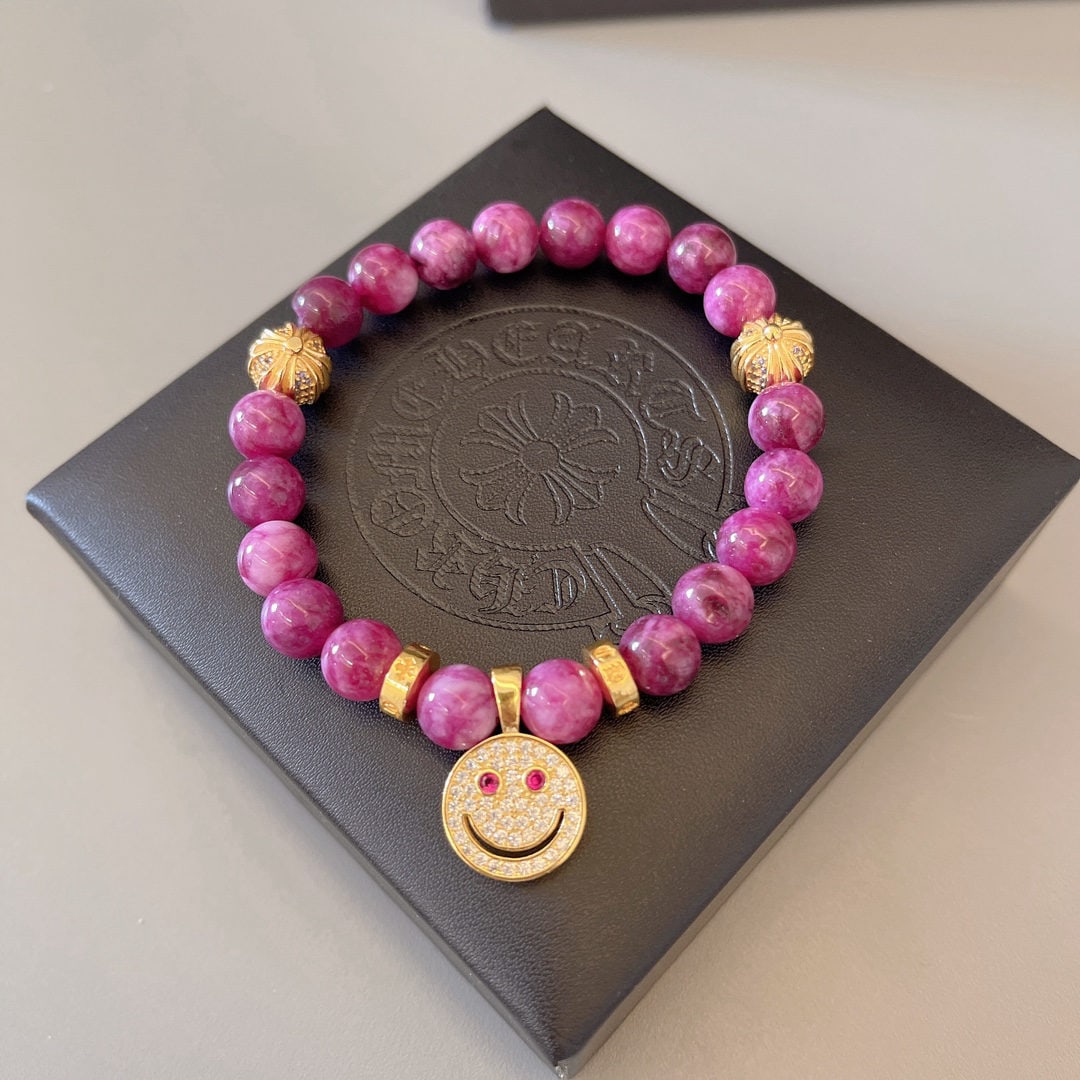 Chrome Hearts Bracelet: We offer FREE SHIPPING for both domestic and international clients who bid over $500. This Chrome Hearts natural silver bead bracelet exudes understated charm. A classic Chrome Hearts bracelet, it boa