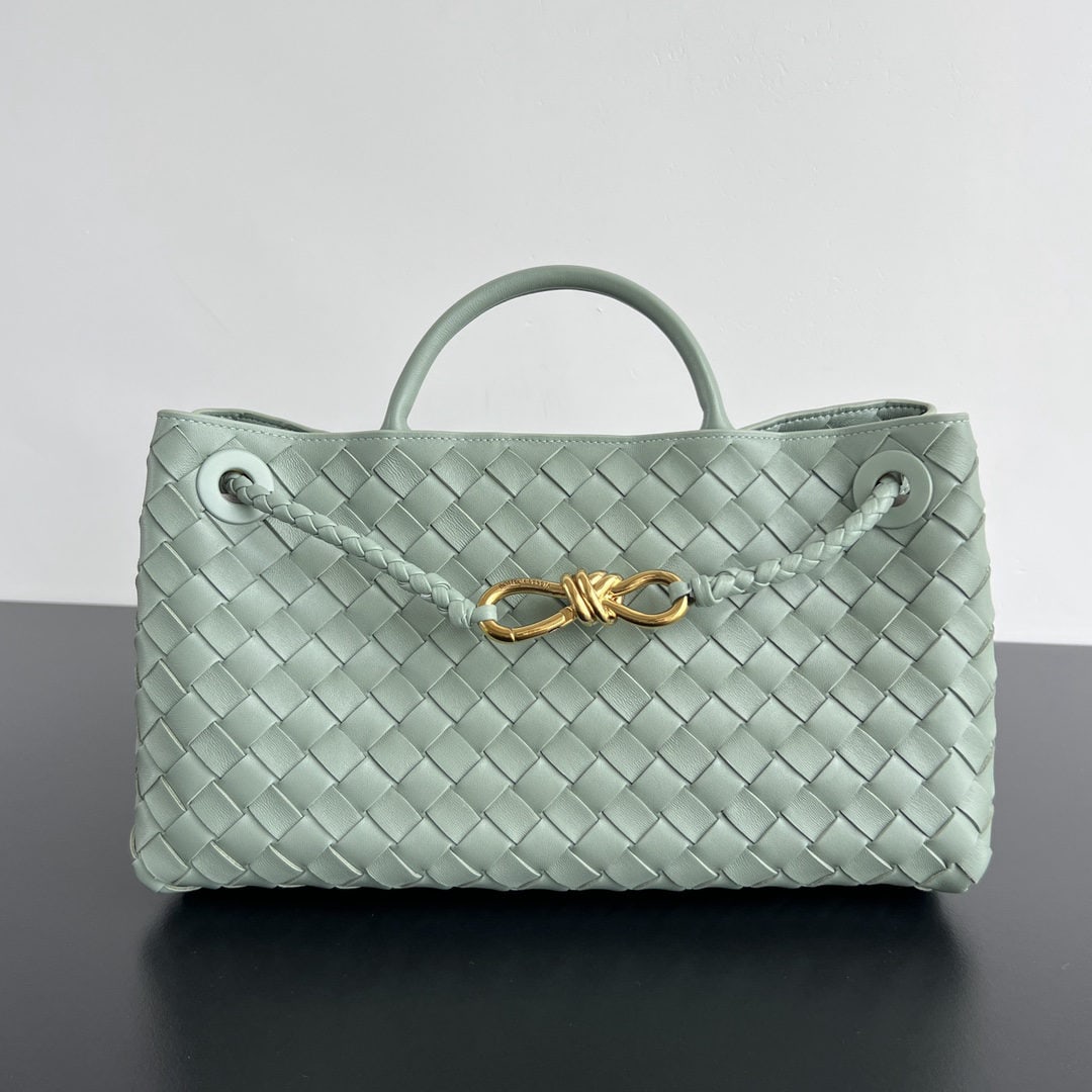 Bottega Veneta Andiamo: We offer FREE SHIPPING for both domestic and international clients who bid over $500. The Bottega Veneta Andiamo horizontal handbag, a favorite among many celebrities, features a classic all-over leat