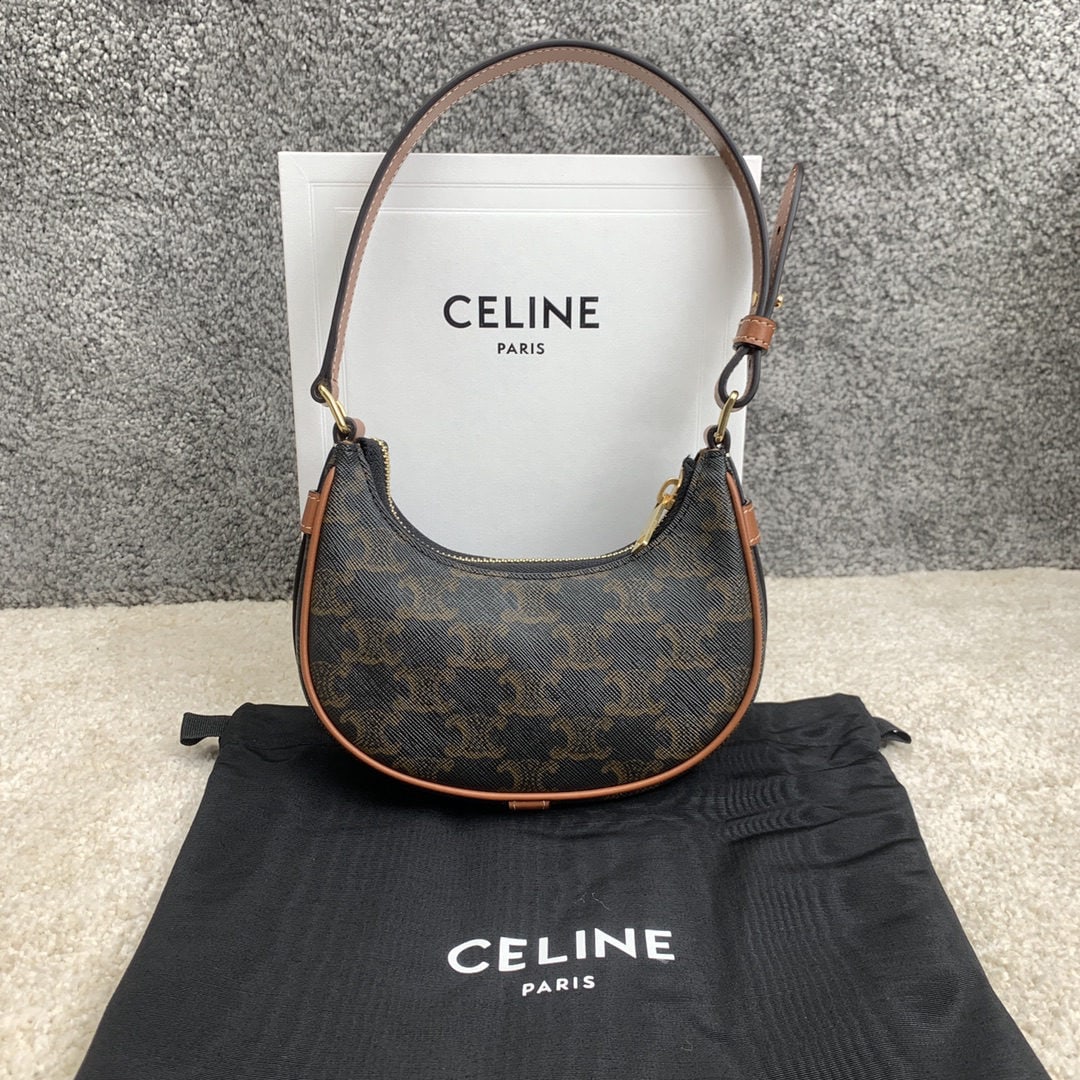 Celine Mini AVA Underarm Bag: We offer FREE SHIPPING for both domestic and international clients who bid over $500. Mini AVA underarm bag, spacious enough to fit a 12-inch phone. The shoulder strap has three adjustable positions;