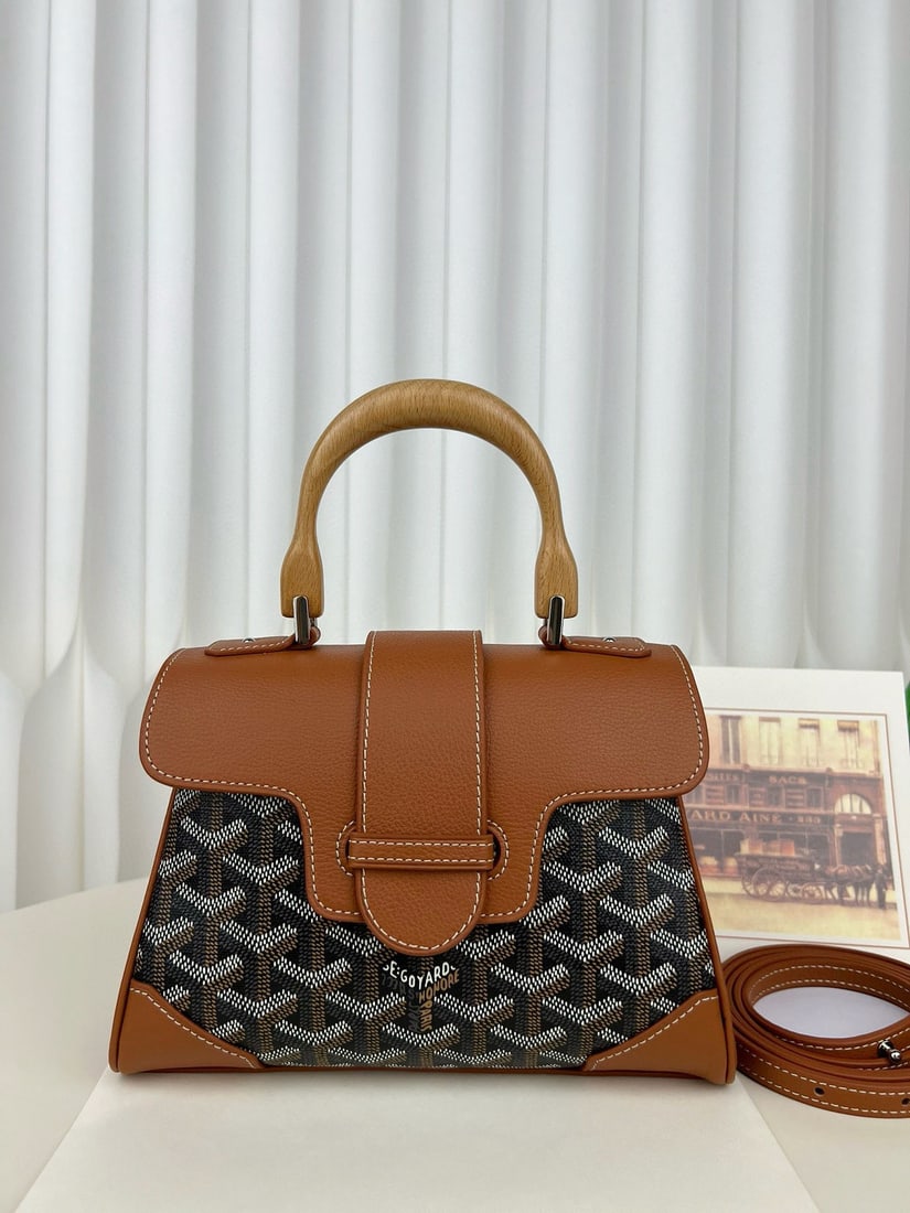 Goyard saigon: We offer FREE SHIPPING for both domestic and international clients who bid over $500. The Goyard Saigon Mini Bag is an absolute gem! You'll fall in love with it after just one use! The smooth, fine be
