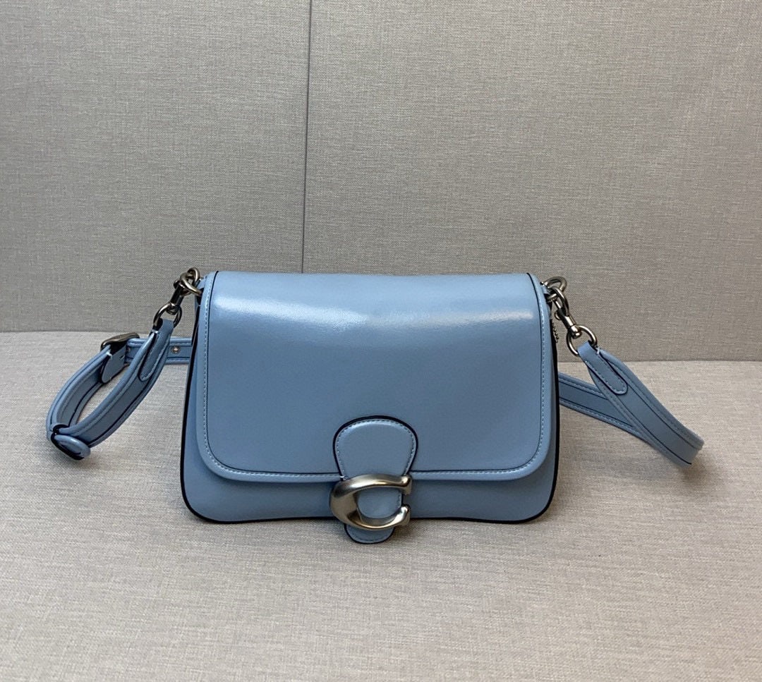 COACH SoftTabby: We offer FREE SHIPPING for both domestic and international clients who bid over $500. COACH SoftTabby oil-waxed leather for a more luxurious feel; all black is really cool. Size 26/16 A wonderful gift