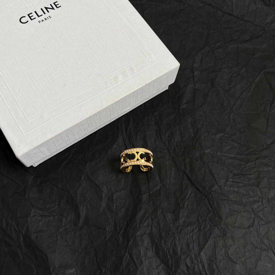 Celine vintage Arc de Triomphe ring: We offer FREE SHIPPING for both domestic and international clients who bid over $500. Celine vintage Arc de Triomphe ring with engraved openwork design! Elegant, fashionable, artistic, and unique,