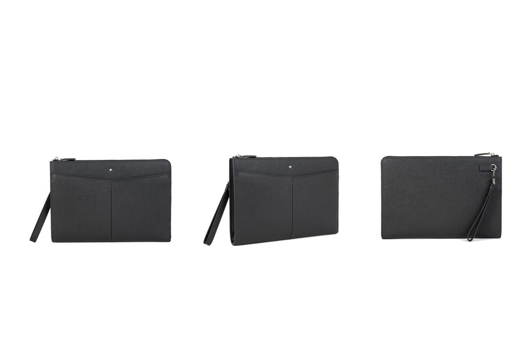 MONTBLANC Heart Series Large Handbag: We offer FREE SHIPPING for both domestic and international clients who bid over $500. MONTBLANC Heart Series Large Handbag, Classic Black, Material: Cowhide Leather, Dimensions: 34.5 x 23 x 4.5 cm A w