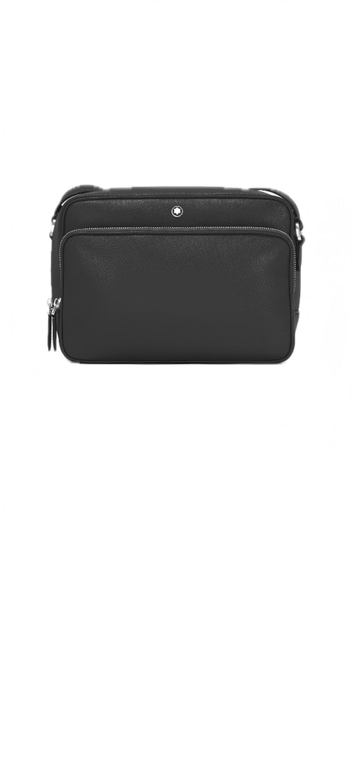 MONTBLANC Heart Series Messenger Bag: We offer FREE SHIPPING for both domestic and international clients who bid over $500. MONTBLANC Heart Series Messenger Bag, Classic Black. Material: Top Grain Cowhide. Dimensions: 25.5 x 17 x 7 cm. A 