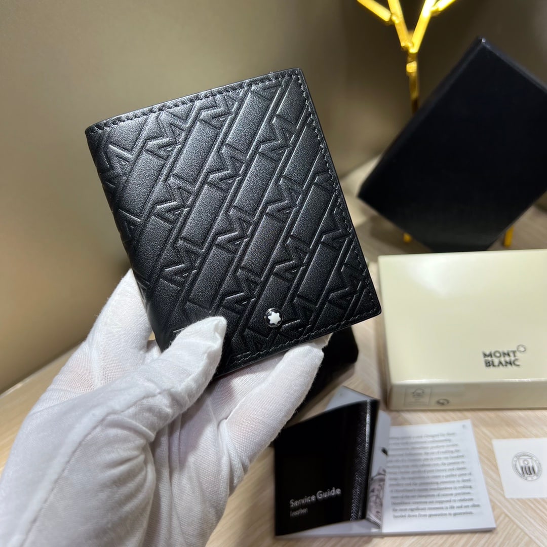 MONTBLANC Black Series Business Card Holder/Small Wallet: We offer FREE SHIPPING for both domestic and international clients who bid over $500. MONTBLANC Black Series Business Card Holder/Small Wallet Material: Top Grain Calfskin A wonderful gift for you or 
