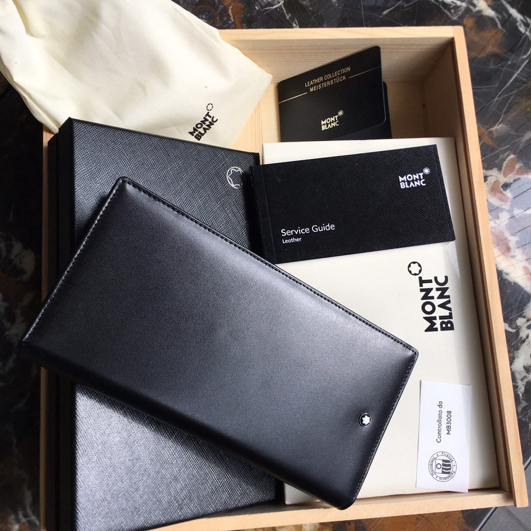 MONTBLANC Meisterstuck Collection Men's Suit Clip: We offer FREE SHIPPING for both domestic and international clients who bid over $500. MONTBLANC Meisterstuck men's suit wallet material: top-grain Meisterstuck cowhide. A wonderful gift for you or you