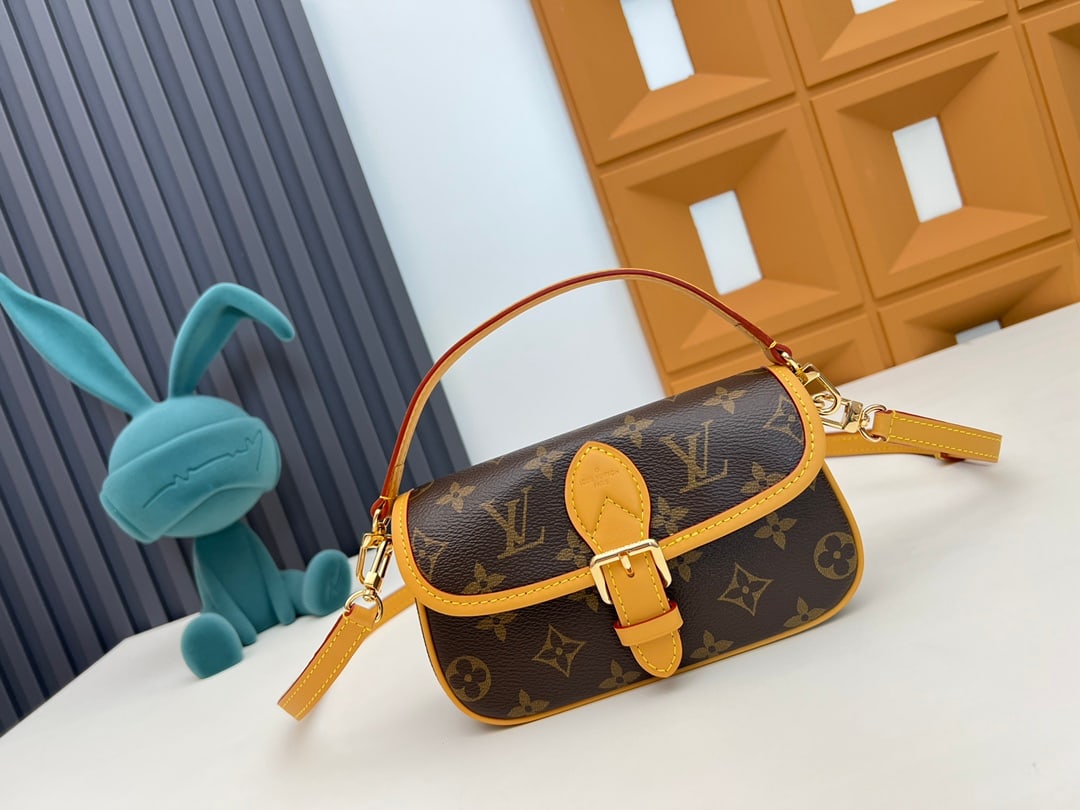 NANO DIANE handbags: We offer FREE SHIPPING for both domestic and international clients who bid over $500. The NANO DIANE handbag, crafted from Monogram Empreinte leather, encapsulates the classic Diane bag silhouette,