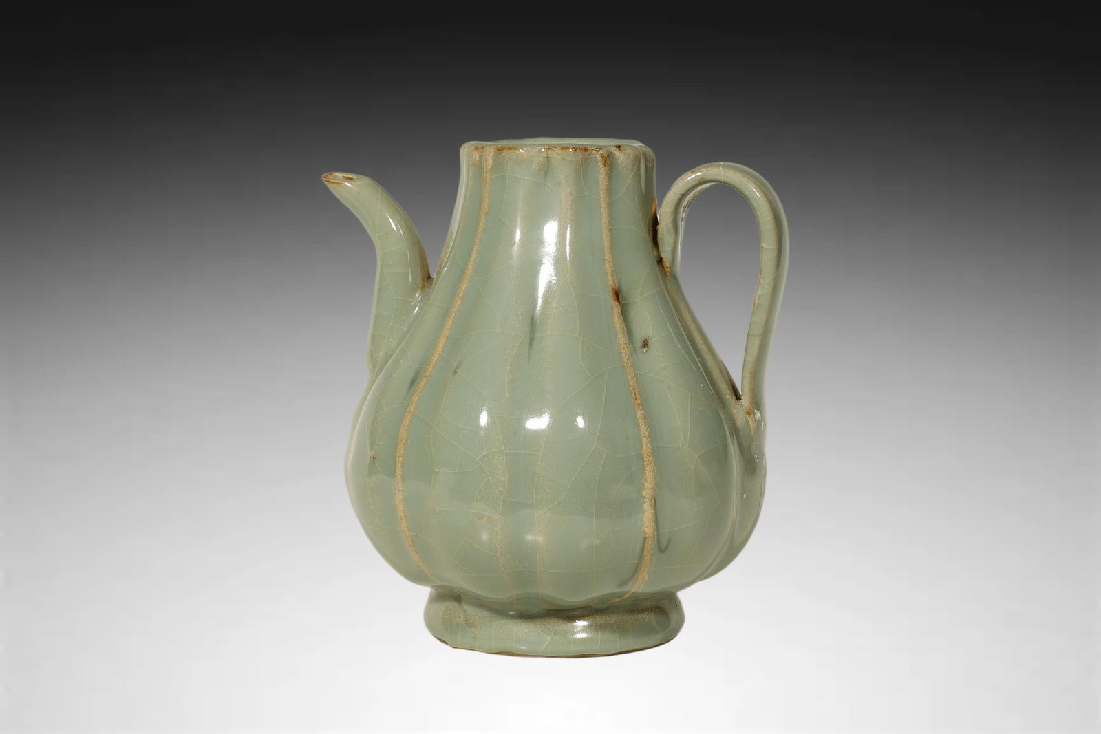 Ming Dynasty Ewer CELADON GLAZED EWER (1 of 4)