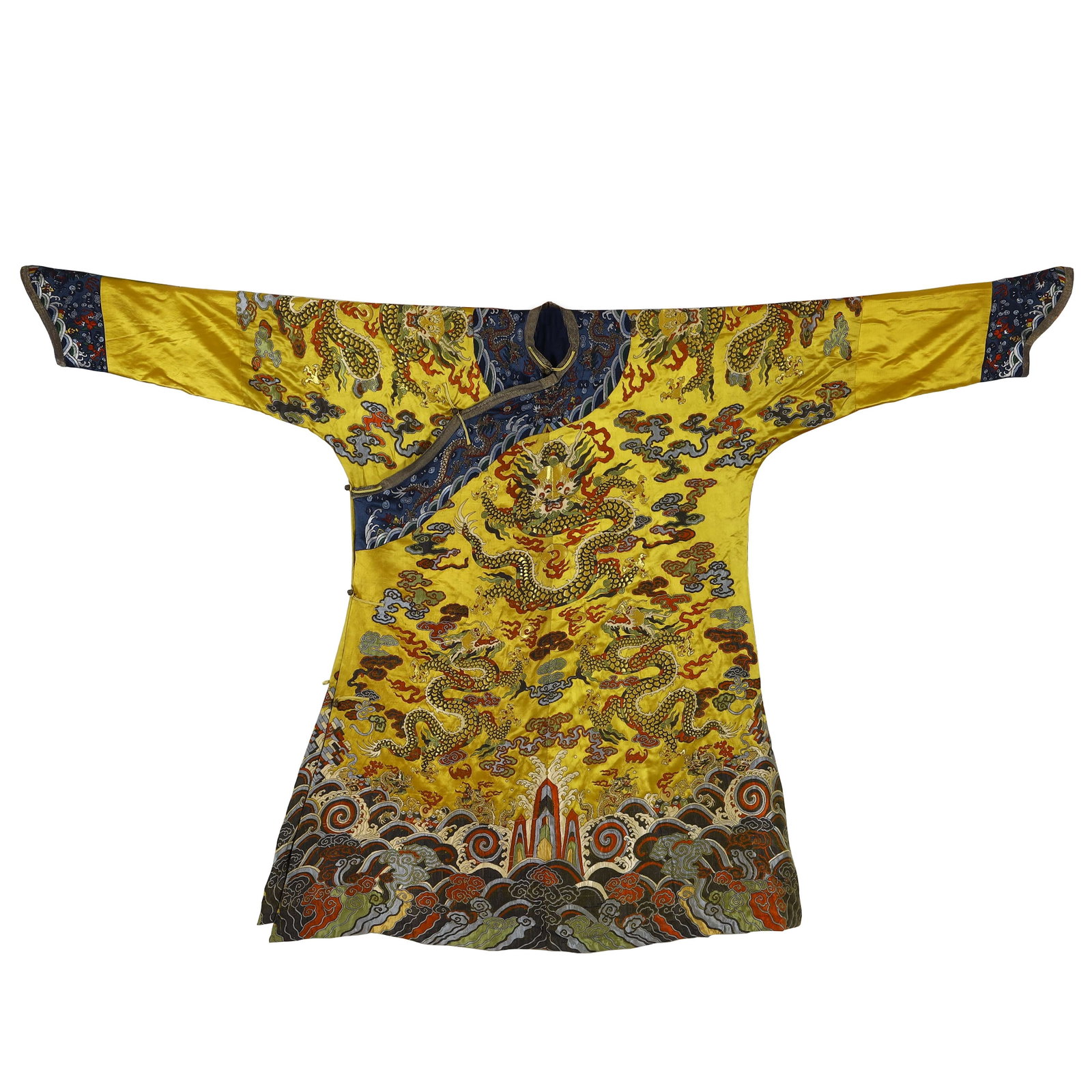 Qing Dynasty Highest Level Imperial Kesi Dragon Robe (1 of 5)