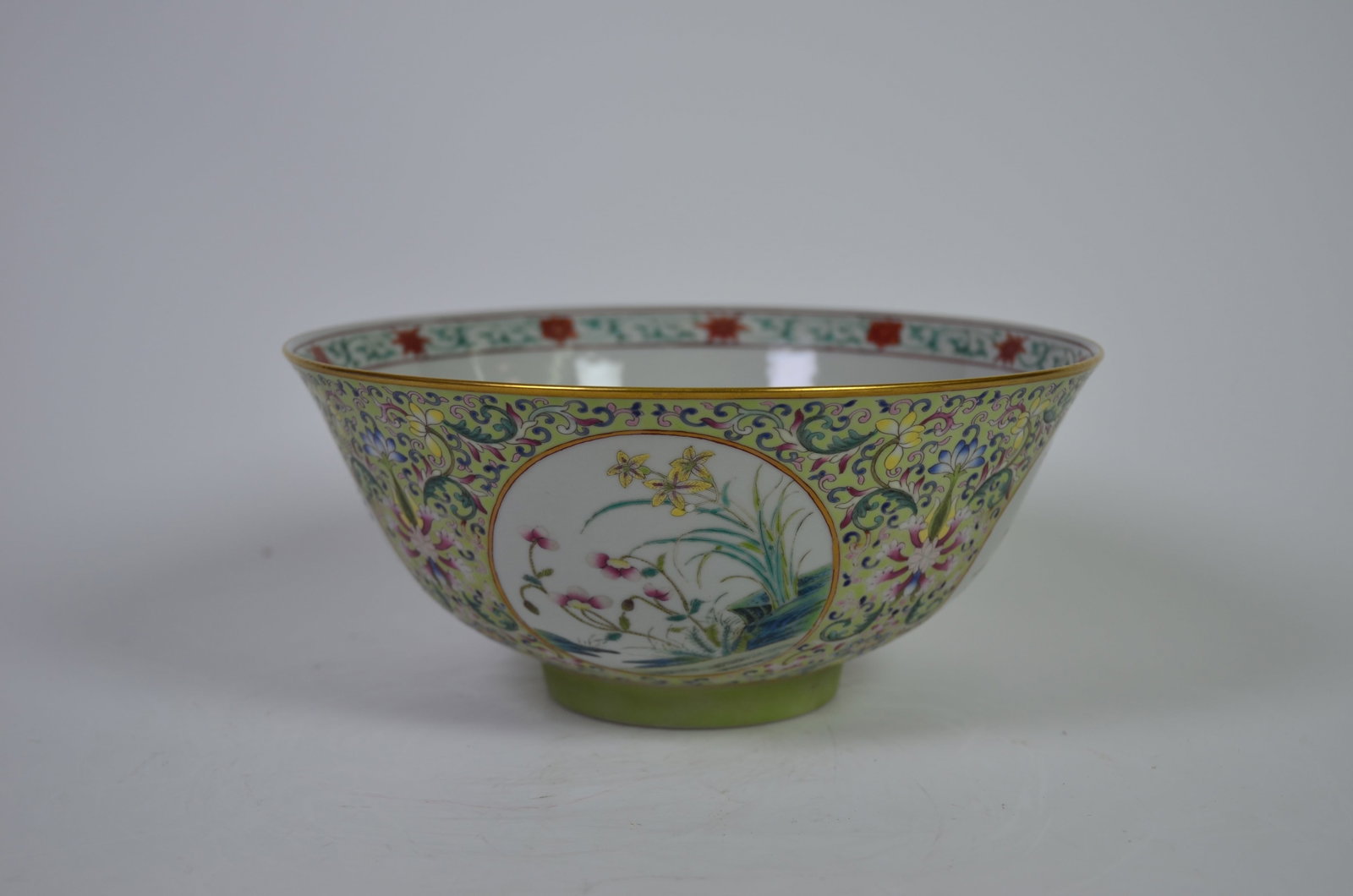 Qing Daoguang-Marked Famille Rose Reserve-Panel (1 of 7)