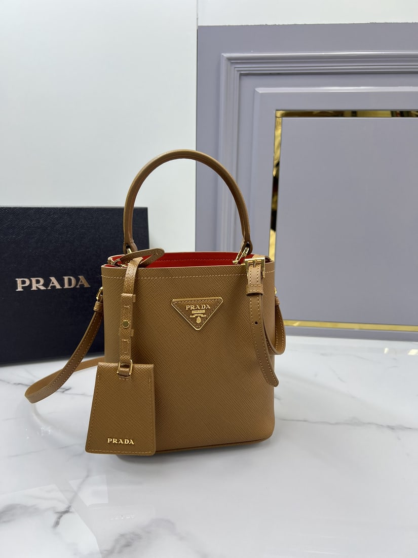 PRADA Bucket Bag: A wonderful gift for yourself or your loved ones,FREE SHIPPING for both domestic and international clients who bid over $500.Currencies including GBP USD EUR CHF CAD AUD etc are accepted. The Bucket