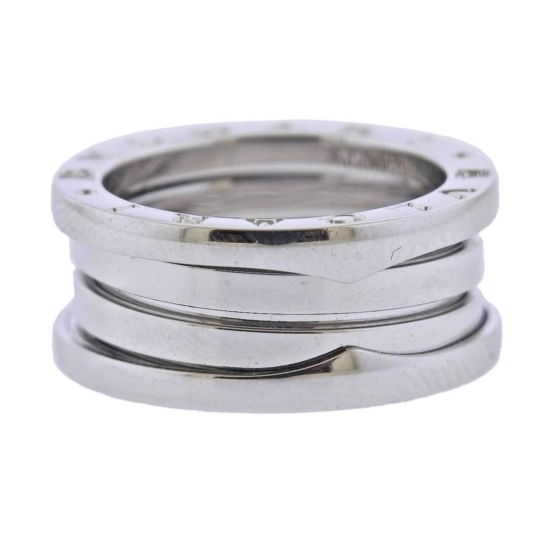 Bvlgari Bulgari B.Zero1 18k White Gold Band Ring (1 of 3)