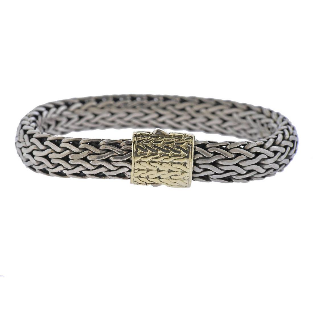John Hardy Silver 18K Gold Classic Chain Bracelet (1 of 3)