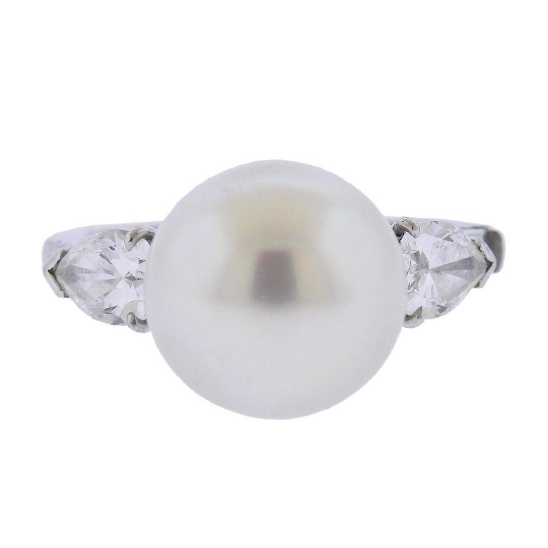 Van Cleef & Arpels South Sea Pearl Diamond Platinum (1 of 3)