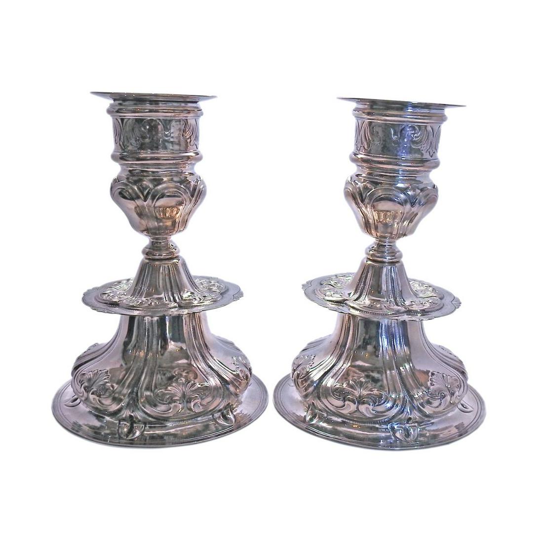 Buccellati Sterling Silver Prestigio Mario Candlestick (1 of 4)