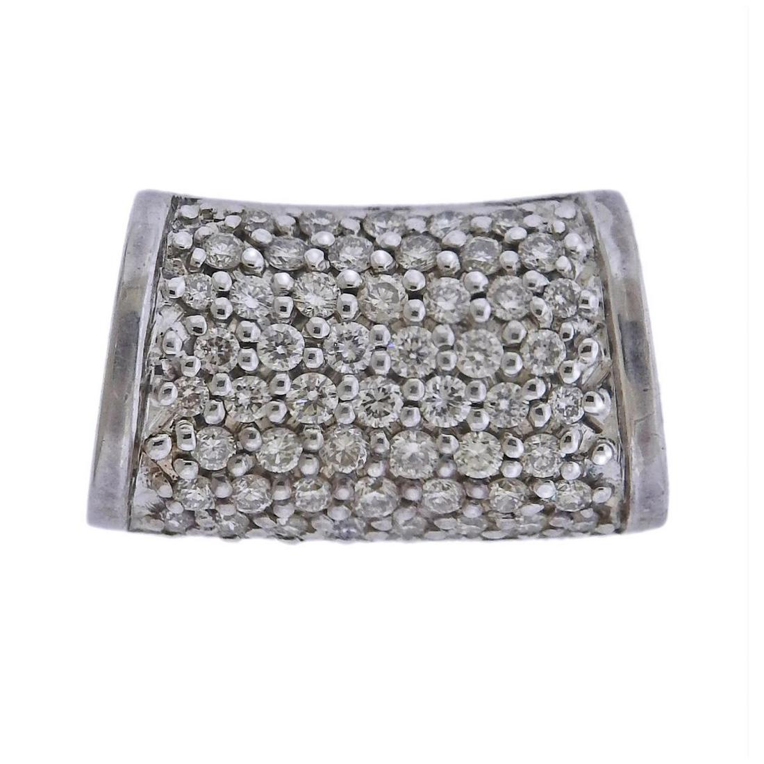 John Hardy Silver Diamond Slide Pendant (1 of 3)