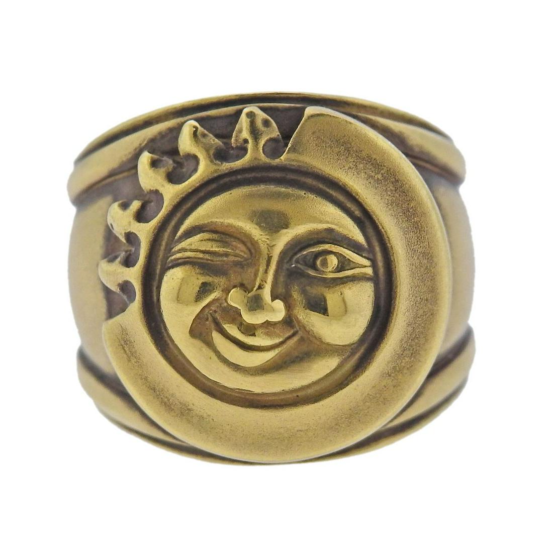 Kieselstein Cord 18k Gold Moon Ring (1 of 5)