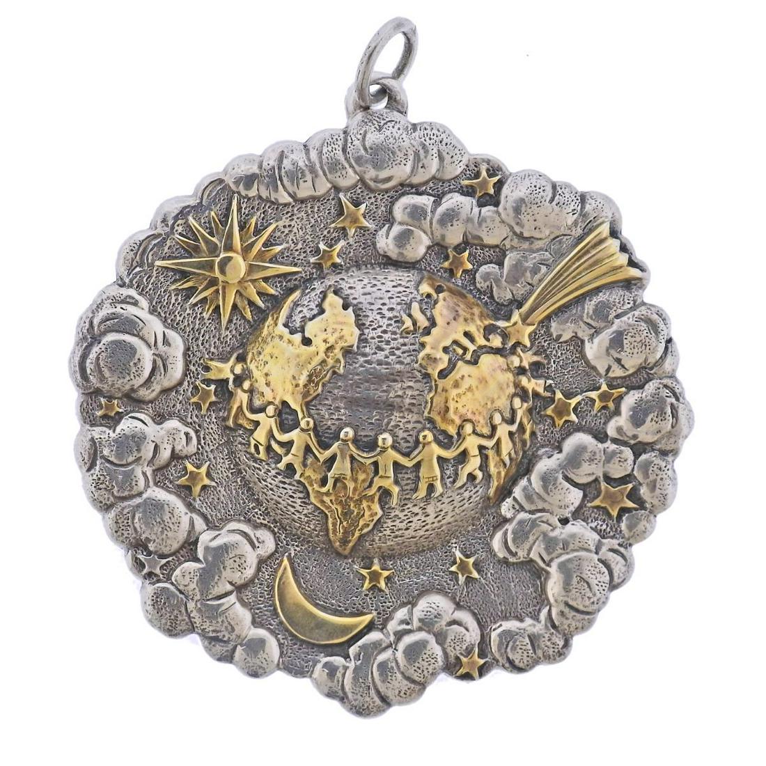 Buccellati Silver Large Pendant (1 of 5)