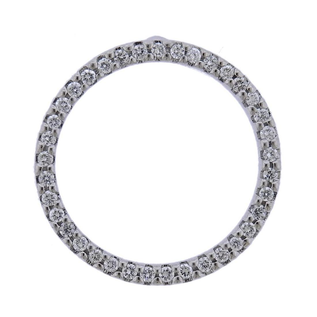 Roberto Coin 18k Gold Diamond Circle Pendant (1 of 3)