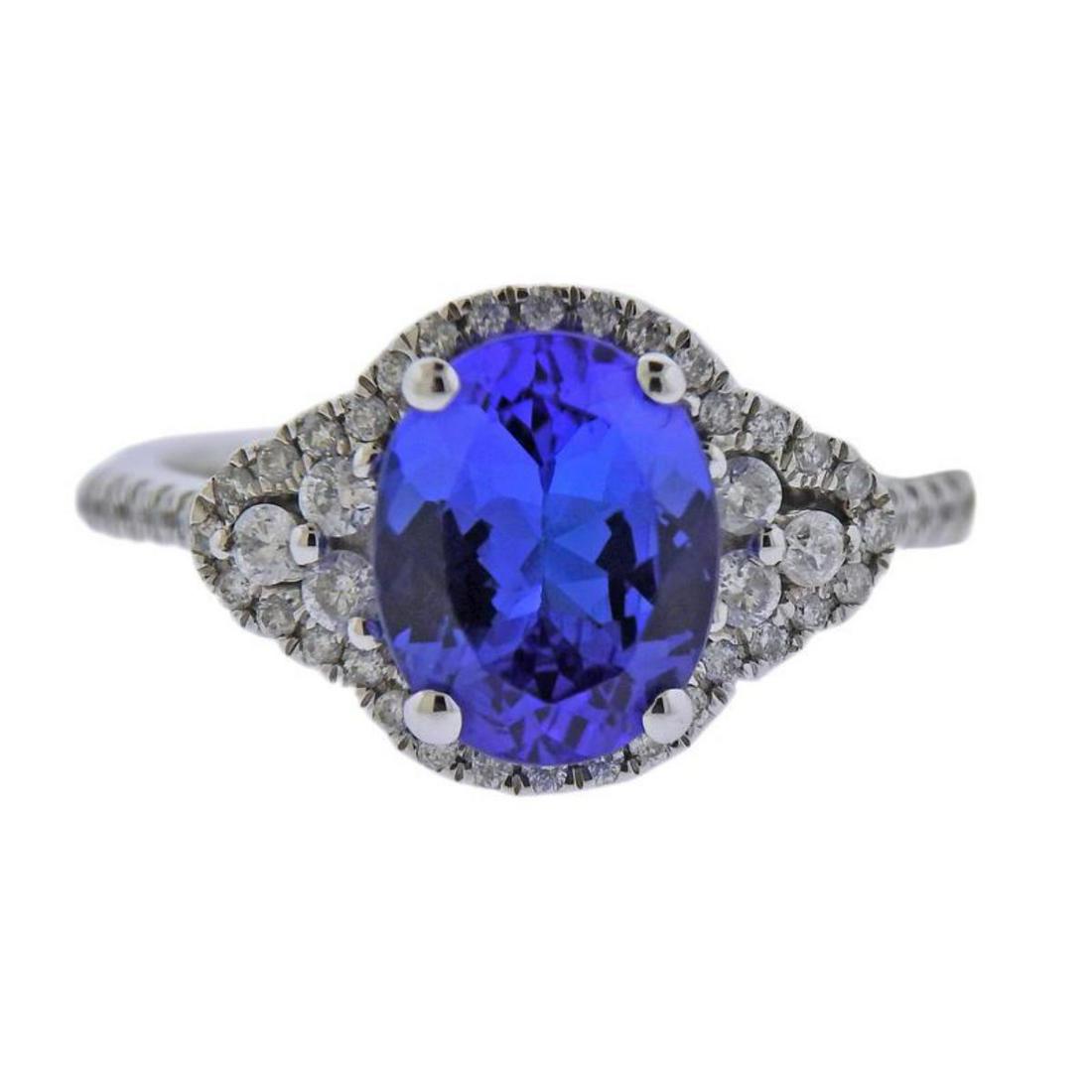 Kallati Gold Tanzanite Diamond Ring (1 of 4)
